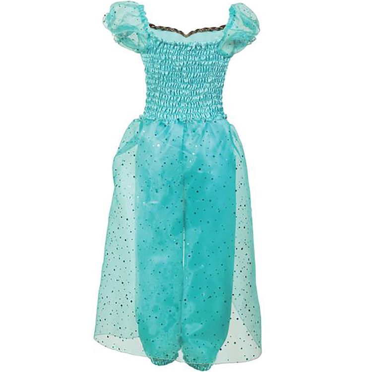 Orient Kostüm Bauchtänzerin Jasmin für Kinder Gr. 104-128 türkis 1001 Nacht Fasching Karneval Mottoparty Andere Länder