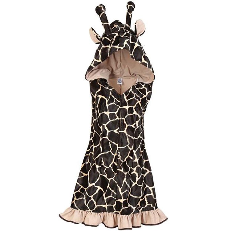 Giraffen Kostüm für Damen Giraffen Kostüm für Damen Gr. 34-44 Kleid braun gefleckt Tier Tierkostüm Afrika Fasching Karneval Mottoparty