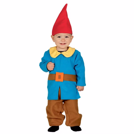 Zwerg Kostüm Kleiner Wichtel für Babys & Kleinkinder Gr. 68-92 Märchen 7 Zwerge Fasching Karneval Mottoparty Kinderfasching Zwerg Kostüm Kleiner Wichtel von Vorne.