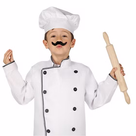Koch Kostüm Little Chef Cook für Kinder 5-12 Jahre weiß mit Kochmütze Mädchen Jungen Bäcker Fasching Karneval Mottoparty Unisex-Kostüm Kinderfasching Koch Kostüm Little Chef Cook für Kinder 5-12 Jahre weiß mit Kochmütze Mädchen Jungen Bäcker Fasching Karneval Mottoparty Unisex-Kostüm Kinderfasching