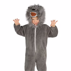 Wolf Kostüm kleiner Wolf für Kinder 3-6 Jahre grau Tier Märchen Tierkostüm Böser Wolf Fasching Karneval Mottoparty Halloween Wolf Kostüm kleiner Wolf für Kinder 3-6 Jahre grau Tier Märchen Tierkostüm Böser Wolf Fasching Karneval Mottoparty Halloween