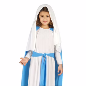 Krippenspiel Kostüm Maria für Kinder 5-12 Jahre Kleid Weihnachten Advent Fasching Karneval Mottoparty Krippenspiel Kostüm Maria für Kinder 5-12 Jahre Kleid Weihnachten Advent Fasching Karneval Mottoparty