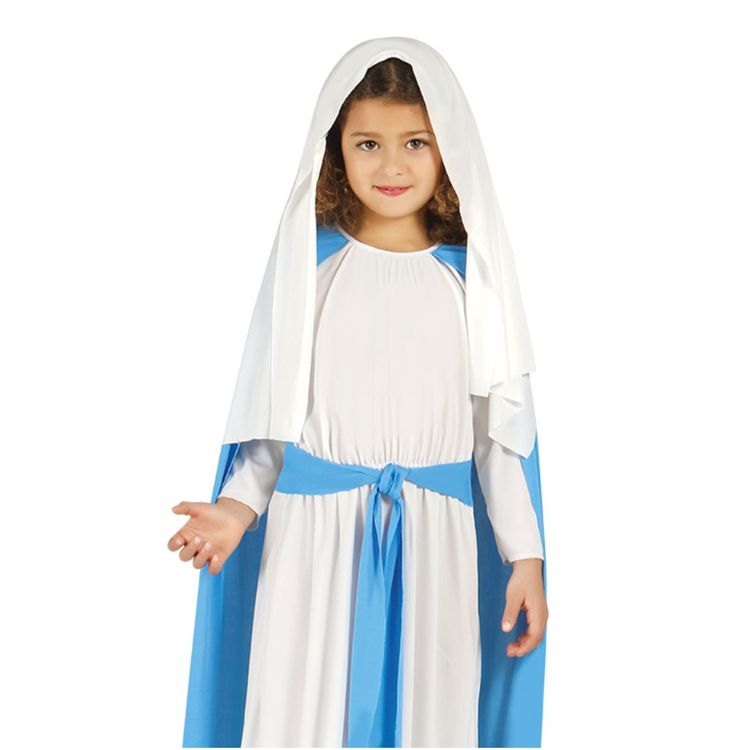 Krippenspiel Kostüm Maria für Kinder Krippenspiel Kostüm Maria für Kinder 5-12 Jahre Kleid Weihnachten Advent Fasching Karneval Mottoparty