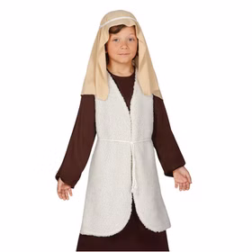 Krippenspiel Kostüm Hirte für Kinder 5-12 Jahre braun Schäfer Weihnachten Fasching Karneval Mottoparty Krippenspiel Kostüm Hirte für Kinder 5-12 Jahre braun Schäfer Weihnachten Fasching Karneval Mottoparty