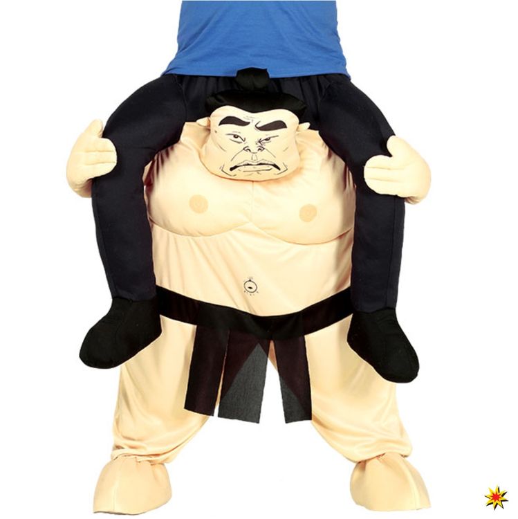 Trag Mich Kostüm Sumo Carry me Kostüme Sumokämpfer Sport Japaner Huckepack 