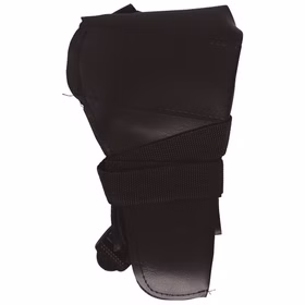 Polizei Schulterholster Schwarz mit Tasche Kostüm-Zubehör Erwachsene Polizei Requisite Accessoire Fasching Karneval Mottoparty Schwarzes Schulterholster aus Kunstleder mit integrierter Tasche für Polizei- und Agentenkostüme.