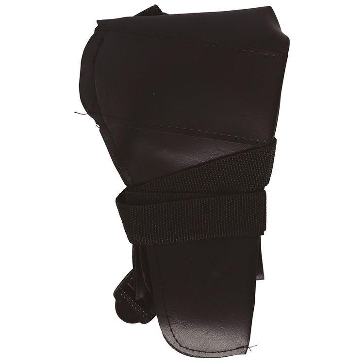 Erwachsener trägt schwarzes Schulterholster unter einem Sakko als Kostüm-Zubehör im Agenten-Look.