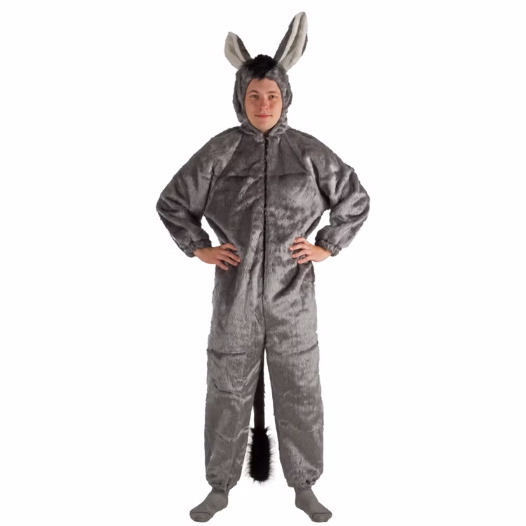 Esel Kostüm Muli für Erwachsene Gr. S-XL grau Tier Tierkostüm Fasching Karneval Mottoparty Paar- und Gruppenkostüm Esel Kostüm Muli für Erwachsene Gr. S-XL grau Tier Tierkostüm Fasching Karneval Mottoparty Paar- und Gruppenkostüm