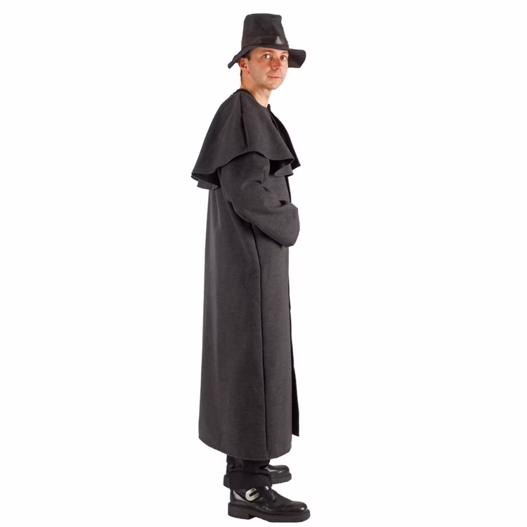 Schäfer Kostüm Benjamin Deluxe mit Hut Gr. L-XL grau Mantel Hirte Nachtwächter Fasching Karneval Mottoparty Schäfer Kostüm Benjamin Deluxe mit Hut Gr. L-XL grau Mantel Hirte Nachtwächter Fasching Karneval Mottoparty