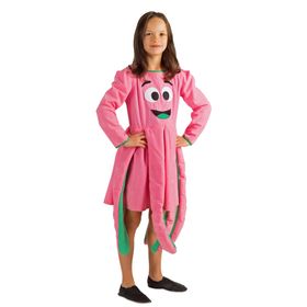 Octopus Kostüm Krake pink für Kinder Gr. 116-128 Kleid Tierkostüm Meer Ozean Meerestier Fasching Karneval Mottoparty Kinderfasching