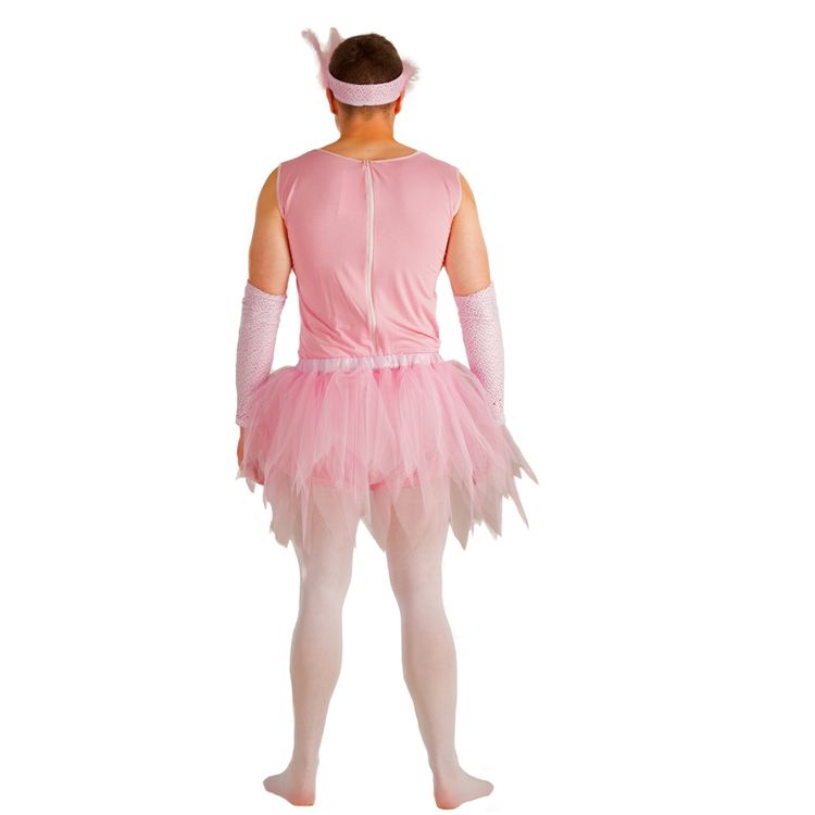 Prima Ballerina Kostüm für Herren Prima Ballerina Kostüm für Herren Gr. M-XL rosa Männerballett JGA Fasching Karneval Mottoparty Spaßkostüm