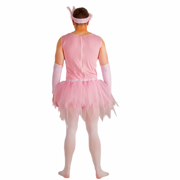 Prima Ballerina Kostüm für Herren Gr. M-XL rosa Männerballett JGA Fasching Karneval Mottoparty Spaßkostüm Prima Ballerina Kostüm für Herren Gr. M-XL rosa Männerballett JGA Fasching Karneval Mottoparty Spaßkostüm