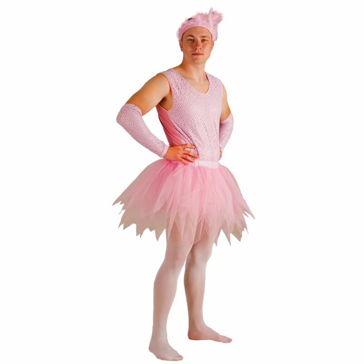 Prima Ballerina Kostüm für Herren Gr. M-XL rosa Männerballett JGA Fasching Karneval Mottoparty Spaßkostüm Prima Ballerina Kostüm für Herren Gr. M-XL rosa Männerballett JGA Fasching Karneval Mottoparty Spaßkostüm