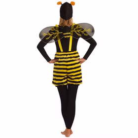 Bienen Kostüm Honigbiene für Damen von Hinten