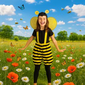 Bienen Kostüm Honigbiene Summi für Kinder von Vorne