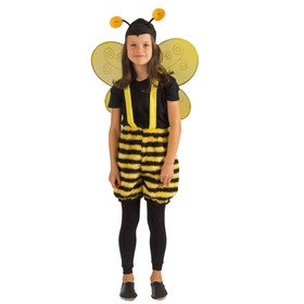 Bienen Kostüm Honigbiene Summi für Kinder Gr. 92-128 Biene Tierkostüm Fasching Karneval Mottoparty Kindergeburtstag