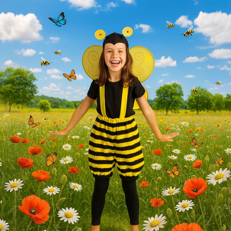 Bienen Kostüm Honigbiene Summi für Kinder Bienen Kostüm Honigbiene Summi für Kinder von Vorne