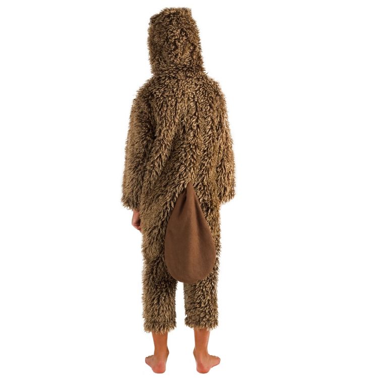 Biber Kostüm Boy für Kinder Tierkostüm Biber Kostüm Boy für Kinder Gr. 116-140 braun Tierkostüm Fasching Kinderfasching Unisex für Mädchen und Jungen Karneval Mottoparty