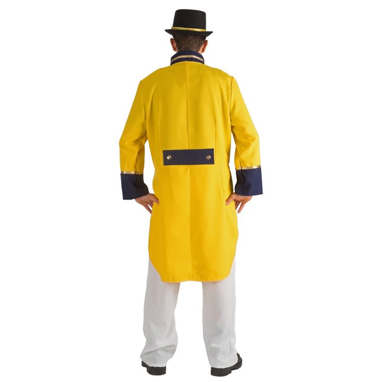 Postkutscher Kostüm für Herren Postkutscher Kostüm für Herren Gr. M-XXL weiß gelb historische Uniform SALE Fasching Karneval Mottoparty