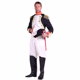 Napoleon Kostüm für Herren Gr. M-XXL mehrfarbig franz. Kaiser General Militär Fasching Karneval Mottoparty Napoleon Kostüm für Herren Gr. M-XXL mehrfarbig franz. Kaiser General Militär Fasching Karneval Mottoparty