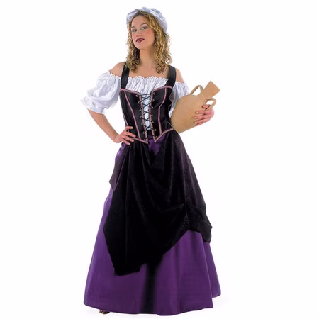 Mittelalter Kostüm Wirtin Magd für Damen Gr. S-L Kleid Bäuerin Mittelaltermode Mittelalterfest Fasching Karneval Mottoparty Mittelalter Kostüm Wirtin Magd für Damen Gr. S-L Kleid Bäuerin Mittelaltermode Mittelalterfest Fasching Karneval Mottoparty