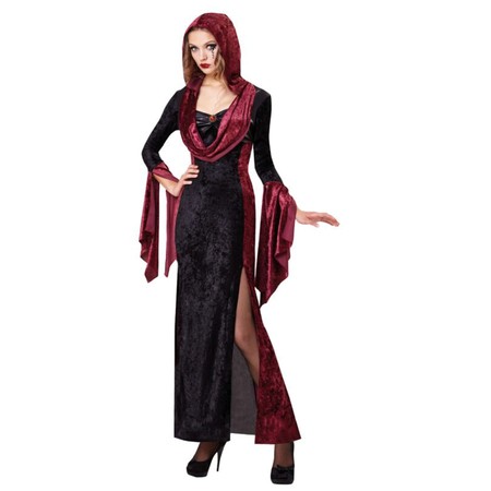 Gothic Kostüm Zauberin Vampir für Damen