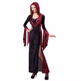 Gothic Kostüm Zauberin Vampir für Damen L- XL schwarz-rot Kleid SALE Halloween Fasching Karneval Mottoparty Gothic Kostüm Zauberin Vampir für Damen L- XL schwarz-rot Kleid SALE Halloween Fasching Karneval Mottoparty