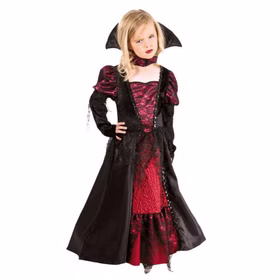 Vampir Kostüm deluxe für Mädchen Gr. 104 Kleid rot/schwarz SALE Halloween Fasching Karneval Mottoparty Kinderfasching Vampir Kostüm deluxe für Mädchen Gr. 104 Kleid rot/schwarz SALE Halloween Fasching Karneval Mottoparty Kinderfasching