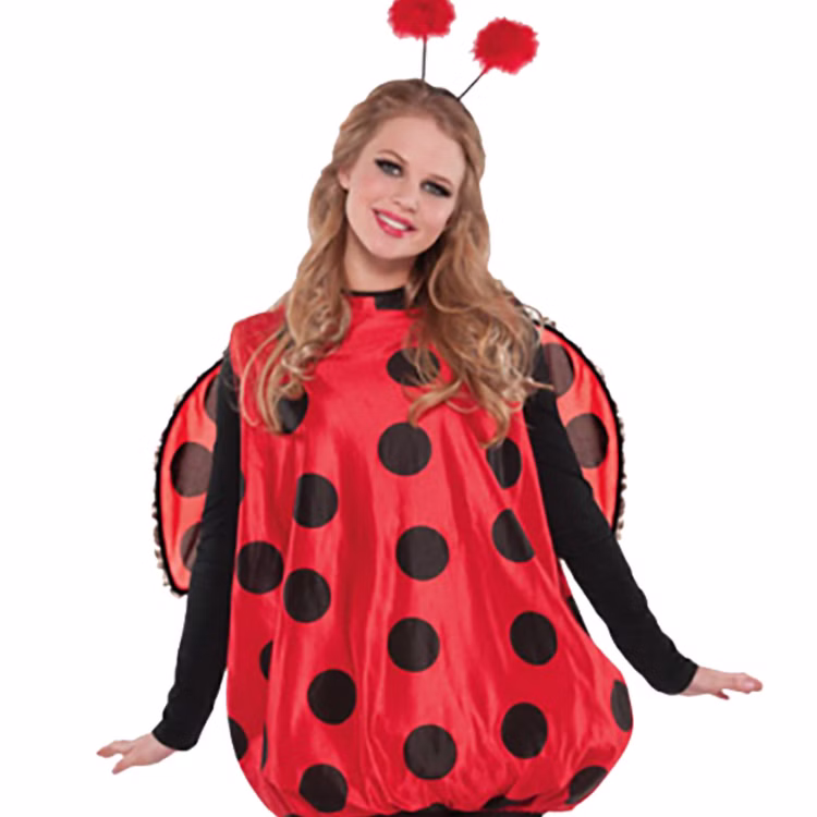 Marienkäfer Kostüm Happy für Damen Gr. M/L rot Tier Ladybug Fasching Karneval Mottoparty Gruppenkostüm Marienkäfer Kostüm Happy für Damen Gr. M/L rot Tier Ladybug Fasching Karneval Mottoparty Gruppenkostüm