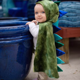Drachen Kostüm Anton für Kinder 1-2 Jahre Kleinkind grün Dino Saurier Krokodil Fasching Karneval Mottoparty