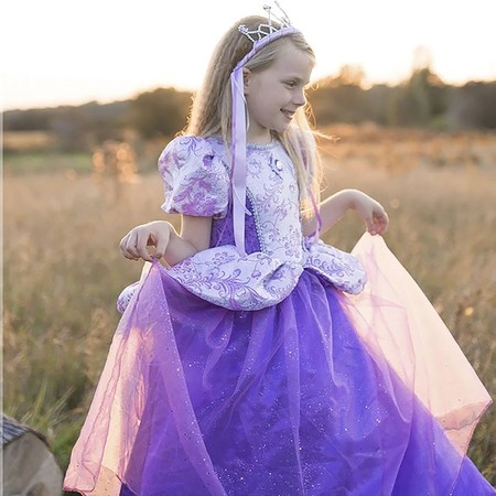 Prinzessin Haarreif Krone aus Metall Diadem für Kinder und Erwachsene