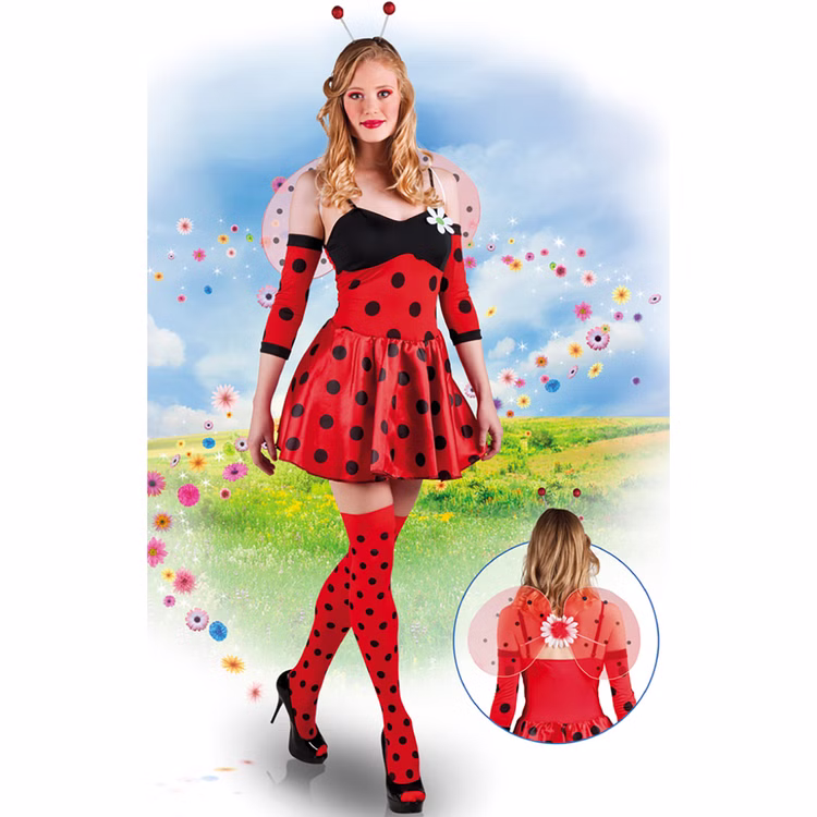 Marienkäfer Kostüm Daisy für Damen Gr. 36-42 rot schwarz Tier Tierkostüm SALE Fasching Karneval Mottoparty Marienkäfer Kostüm Daisy für Damen Gr. 36-42 rot schwarz Tier Tierkostüm SALE Fasching Karneval Mottoparty