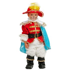 Gestiefelter Kater Kostüm deluxe für Kinder Gr. 92- 98 bun tMärchen Prinz Uniform Kleinkind Fasching Karneval Mottoparty