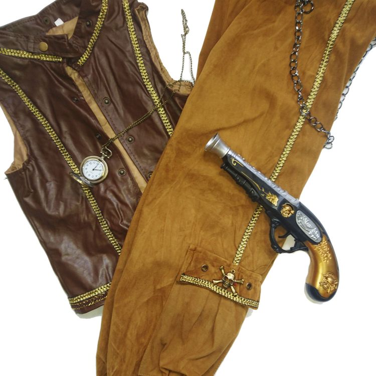 Steampunk Kostüm Viktor deluxe für Kinder Steampunk Kostüm Viktor deluxe für Kinder Gr. 110-122 inkl. Zubehör viktorianisches Komplett Kostüm Fasching Karneval Mottoparty