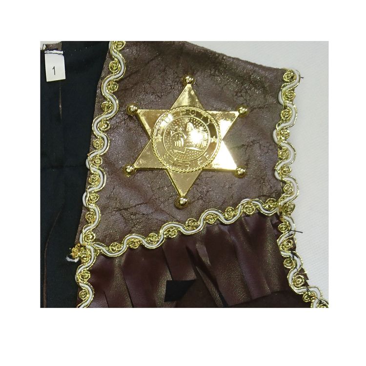 Cowboy Kostüm Clarence für Kinder Gr. 86-92 Wilder Westen Fasching Sheriff Wilder Westen Cowboyhut Western Rodeo Fasching Karneval Mottoparty