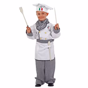 Koch Kostüm Küchenchef Adriano für Kinder Gr. 110-122 weiß kariert Pizzabäcker inkl. Zubehör Kochlöffel Fasching Karneval Kinderfasching Koch Kostüm Küchenchef Adriano für Kinder Gr. 110-122 weiß kariert Pizzabäcker inkl. Zubehör Kochlöffel Fasching Karneval Kinderfasching