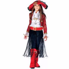 Piratin Kostüm Piratenkönigin Mary Read für Kinder Gr. 122-128 bunt Seeräuber SALE Fasching Karneval Mottoparty Kinderfasching Piratin Kostüm Piratenkönigin Mary Read für Kinder Gr. 122-128 bunt Seeräuber SALE Fasching Karneval Mottoparty Kinderfasching