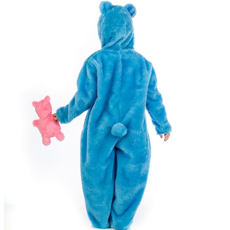 Bärchen Kostüm Misha für Kinder Bärchen Kostüm Misha für Kinder inkl. Kuscheltier 3-9 Jahre blau mit Plüschtier SALE Tierkostüm Fasching Karneval Mottoparty