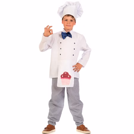 Bäcker Kostüm Charlie für Kinder Alter 3-7 Jahre kariert weiß Koch Karneval Fasching Mottoparty Kinderfasching Rollenspiel Kindergeburtstag Bäcker Kostüm Charlie für Kinder Alter 3-7 Jahre kariert weiß Koch Karneval Fasching Mottoparty Kinderfasching Rollenspiel Kindergeburtstag