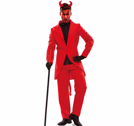 Teufel Kostüm stilvoller Lucifer für Herren Gr. M-XL rot Anzug Halloween Satan Fasching Karneval Paarkostüm Mottoparty Teufel Kostüm stilvoller Lucifer für Herren Gr. M-XL rot Anzug Halloween Satan Fasching Karneval Paarkostüm Mottoparty