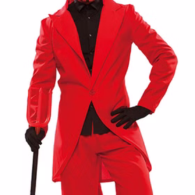 Teufel Kostüm stilvoller Lucifer für Herren Gr. M-XL rot Anzug Halloween Satan Fasching Karneval Paarkostüm Mottoparty Teufel Kostüm stilvoller Lucifer für Herren Gr. M-XL rot Anzug Halloween Satan Fasching Karneval Paarkostüm Mottoparty