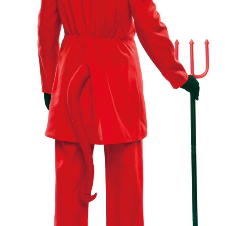 Teufel Kostüm stilvoller Lucifer für Herren Gr. M-XL rot Anzug Halloween Satan Fasching Karneval Paarkostüm Mottoparty