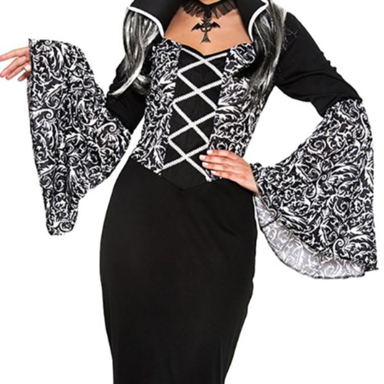 Vampir Kostüm Samantha für Damen Vampir Kostüm Samantha für Damen Gr.38-42 Halloween Gothic Karneval Fasching Mottoparty Paarkostüm