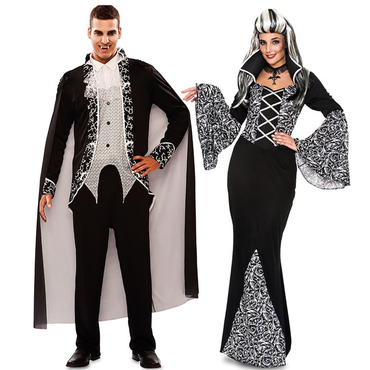 Vampir Kostüm Samantha für Damen Vampir Kostüm Samantha für Damen Gr.38-42 Halloween Gothic Karneval Fasching Mottoparty Paarkostüm