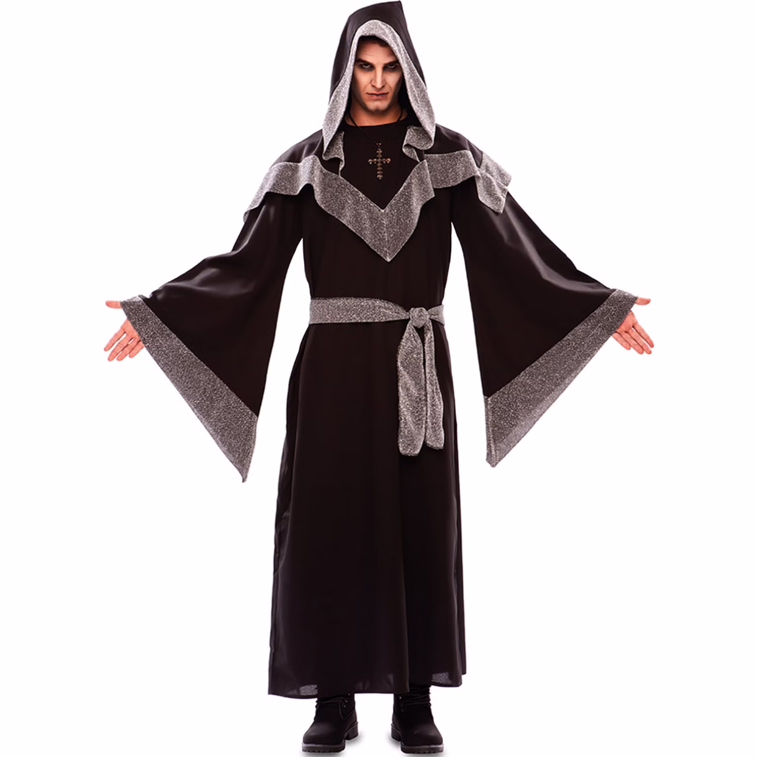 Hexenmeister Kostüm Raven für HerrenGr. M-XL Mittelalter Mönch Zauberer Karneval Fasching Mottoparty Hexenmeister Kostüm Raven für HerrenGr. M-XL Mittelalter Mönch Zauberer Karneval Fasching Mottoparty