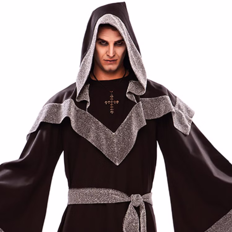 Hexenmeister Kostüm Raven für HerrenGr. M-XL Mittelalter Mönch Zauberer Karneval Fasching Mottoparty Hexenmeister Kostüm Raven für HerrenGr. M-XL Mittelalter Mönch Zauberer Karneval Fasching Mottoparty