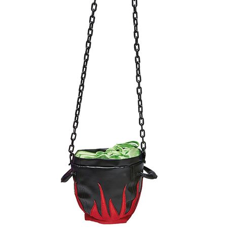 Hexen Tasche 24 x 26 cm Hexenkessel Handtasche für Damen