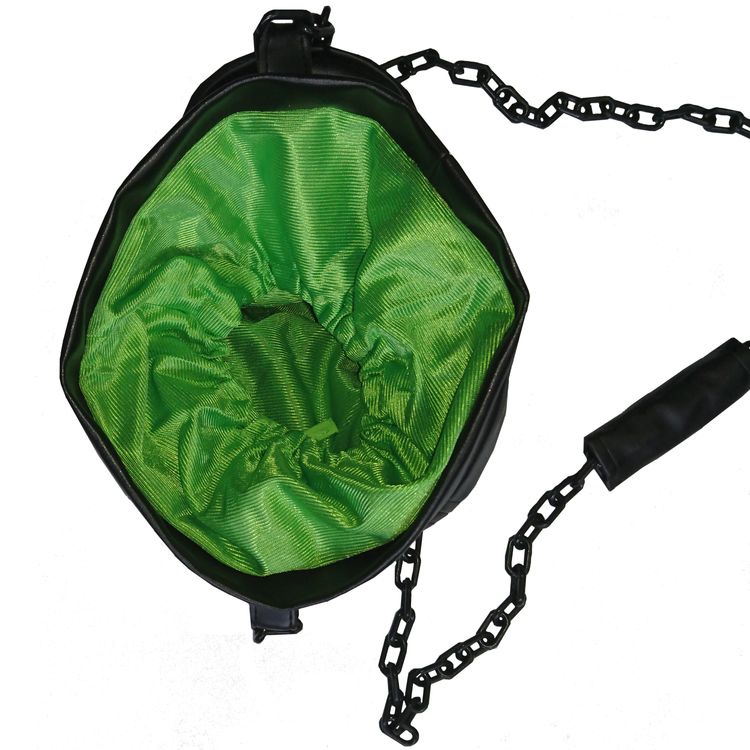 Hexen Tasche 24 x 26 cm Hexenkessel Handtasche für Damen Kostüm-Zubehör SALE Umhängetasche Witch Blocksberg Walpurgisnacht Accessoire Halloween Fasching Karneval Mottoparty