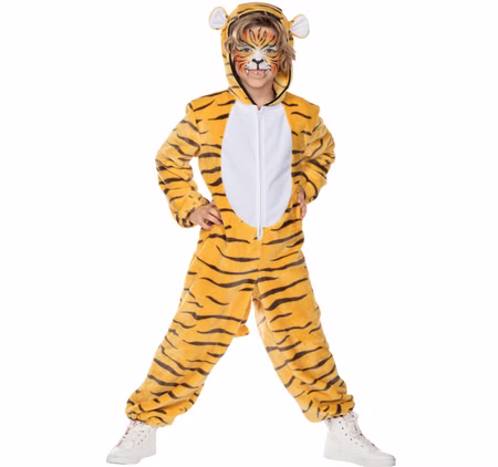 Kinder Kostüm Bengalischer Tiger Amar Gr. 104-128 Overall Tier Fasching Karneval Mottoparty Tierkostüm Kinder Kostüm Bengalischer Tiger Amar Gr. 104-128 Overall Tier Fasching Karneval Mottoparty Tierkostüm