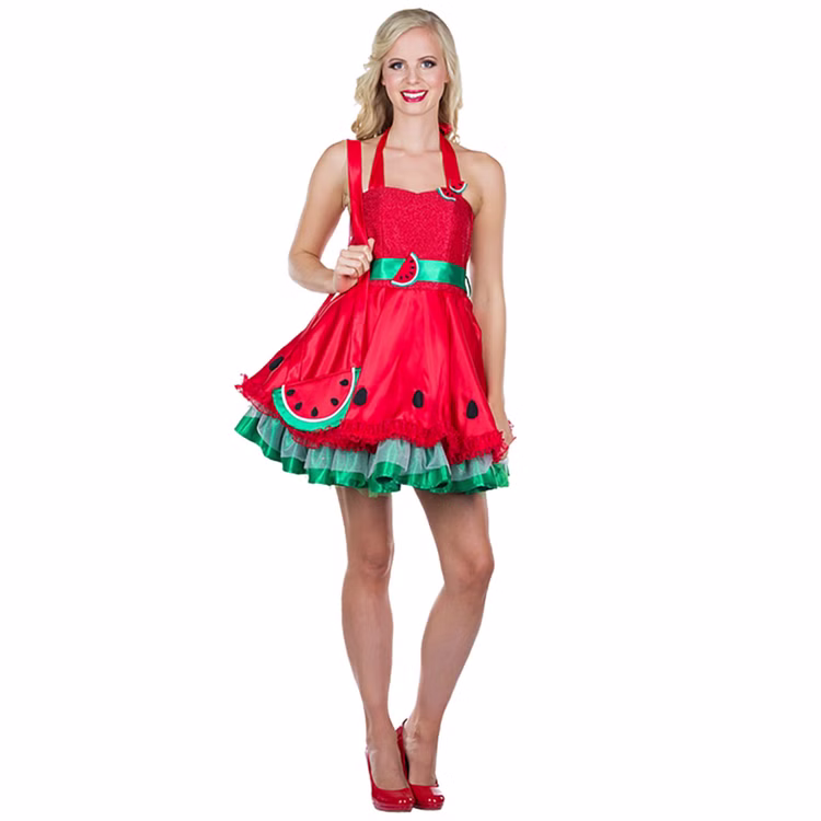 Melonen Kostüm Malina für Damen Gr. 34-42 Kleid rot süßes Früchtchen Fasching Karneval Mottoparty Obst Lebensmittel Gruppenkostüm Melonen Kostüm Malina für Damen Gr. 34-42 Kleid rot süßes Früchtchen Fasching Karneval Mottoparty Obst Lebensmittel Gruppenkostüm